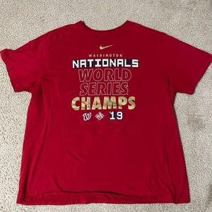 Washington Nationals World Series Champs Nike shirt